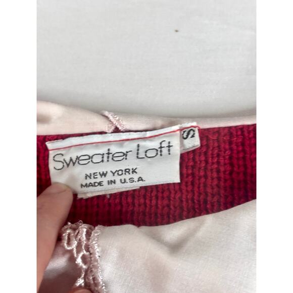 Vintage 1990s Christmas Sweater Pullover Novelty Santa Presents Holiday AS IS - Picture 10 of 16